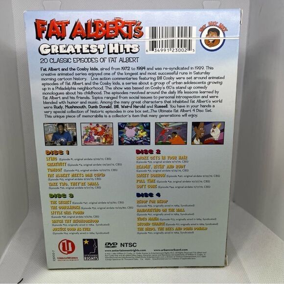 Fat Alberts Greatest Hits: The Ultimate Collection (DVD, 2004, 4-Disc Set)‎ - Picture 3 of 3